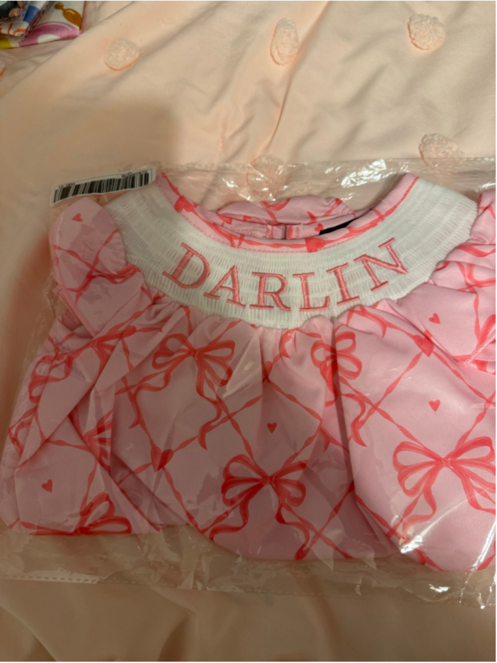 Darlin Girls bubble Romper